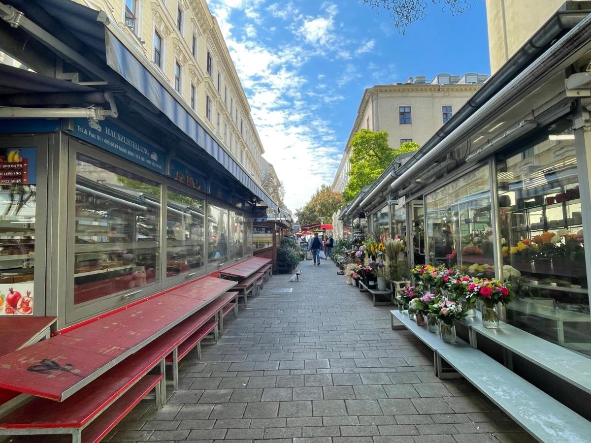 Premium Residence At Famous Vienna Kutschkermarkt Eksteriør bilde